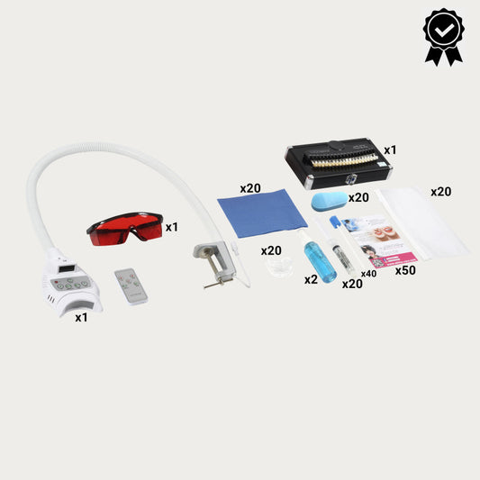 Kit blanchiment dentaire complet + Lampe